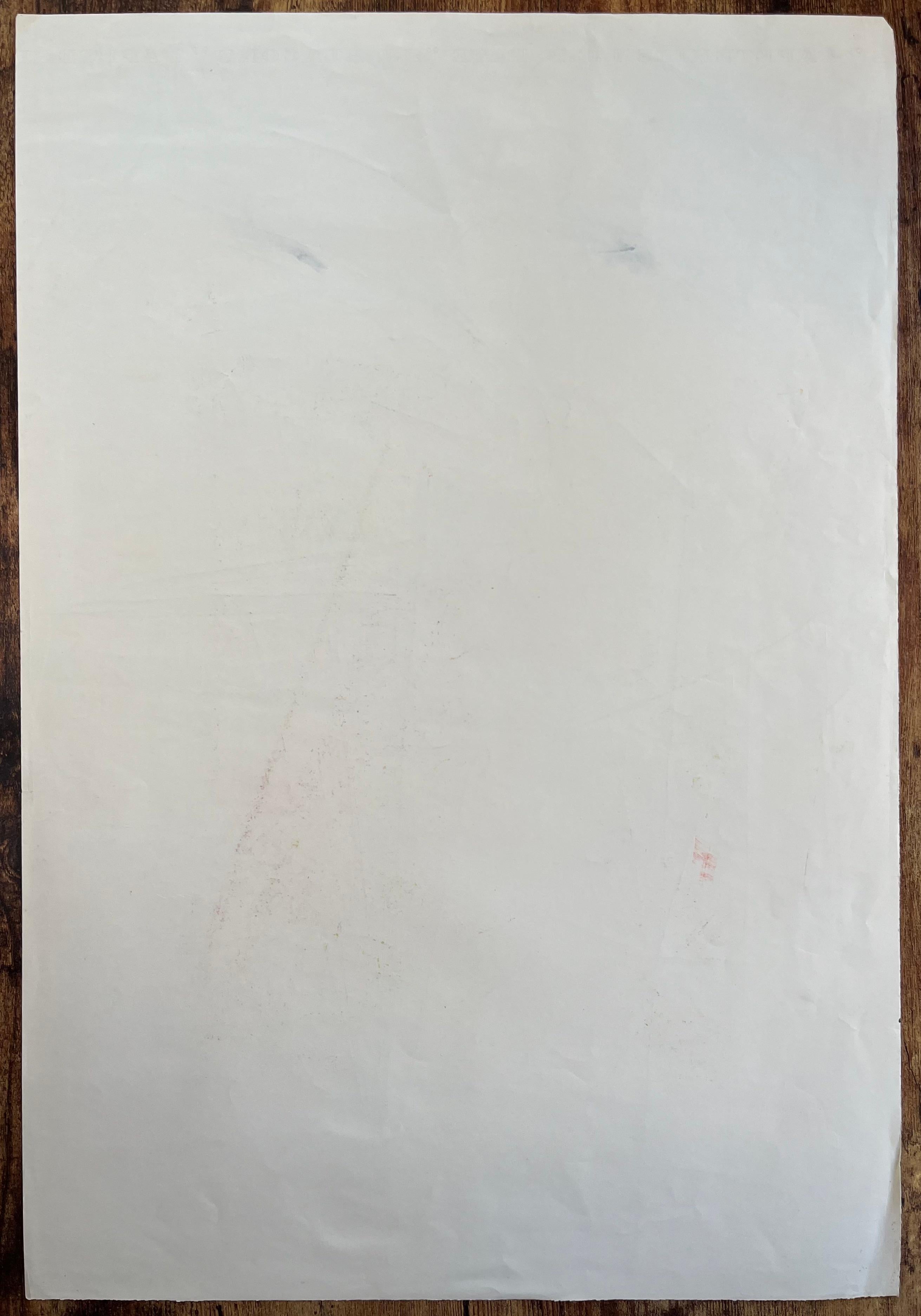 Disegno a inchiostro e lavatura francese di metà secolo di barche a vela ormeggiate al porto con albero maestro in vendita 3