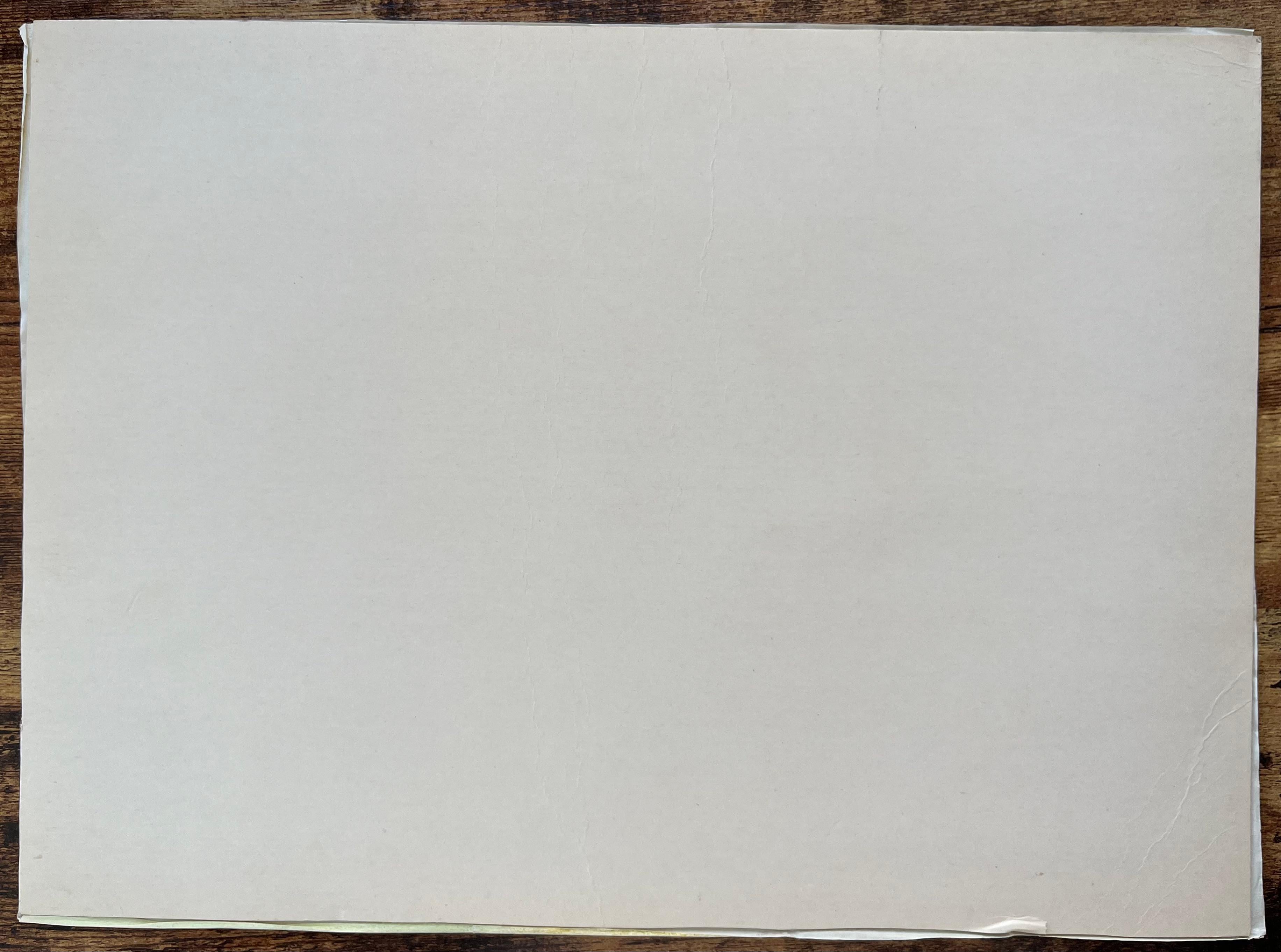 Dessin français au pastel du milieu du siècle dernier représentant quatre chevaux grattant dans un paysage de prairie en vente 3