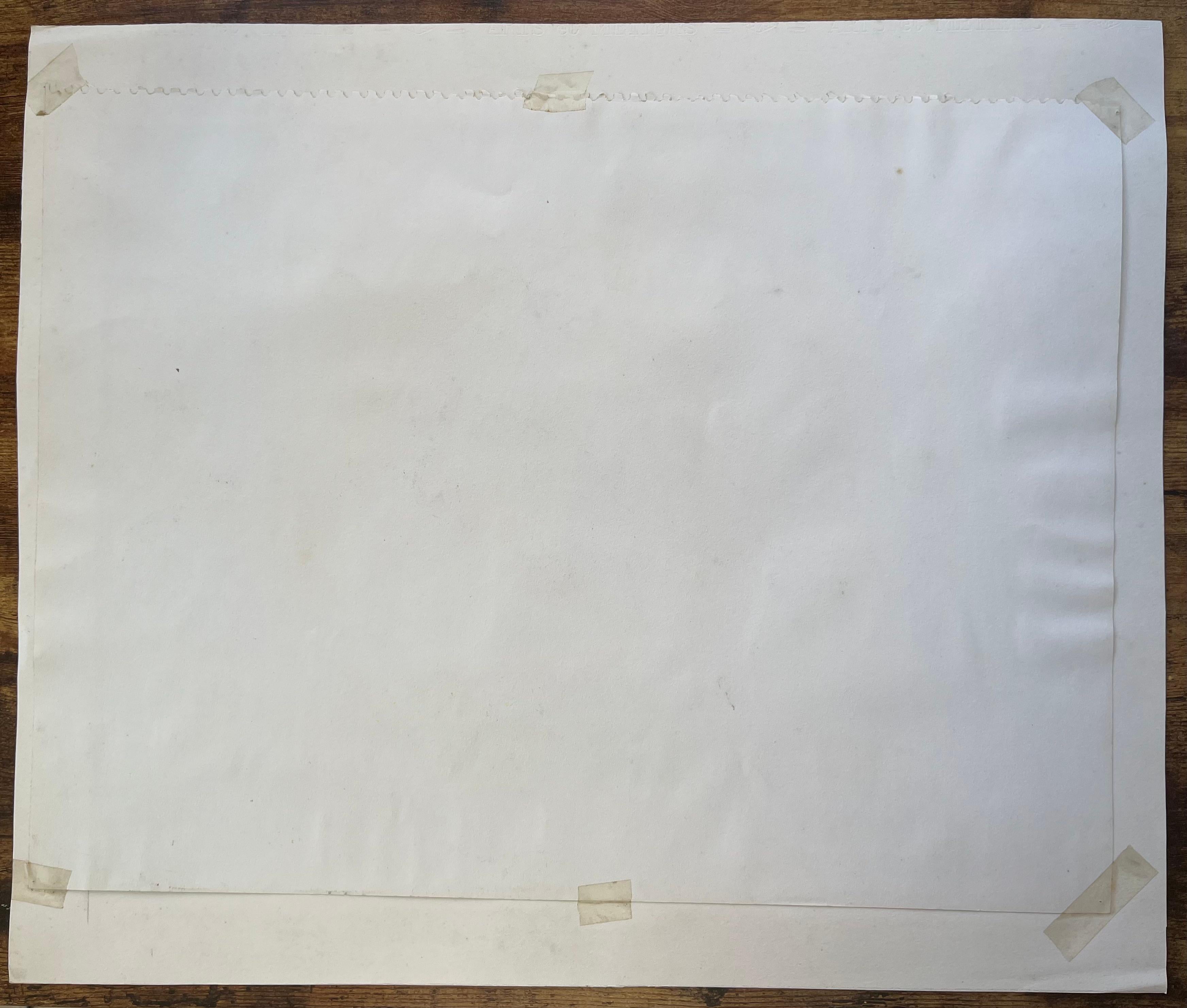 Paisaje en pastel francés de mediados de siglo con abedules a la luz del verano en venta 3