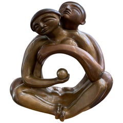 Anne Marie Paul Large Figural Bronze