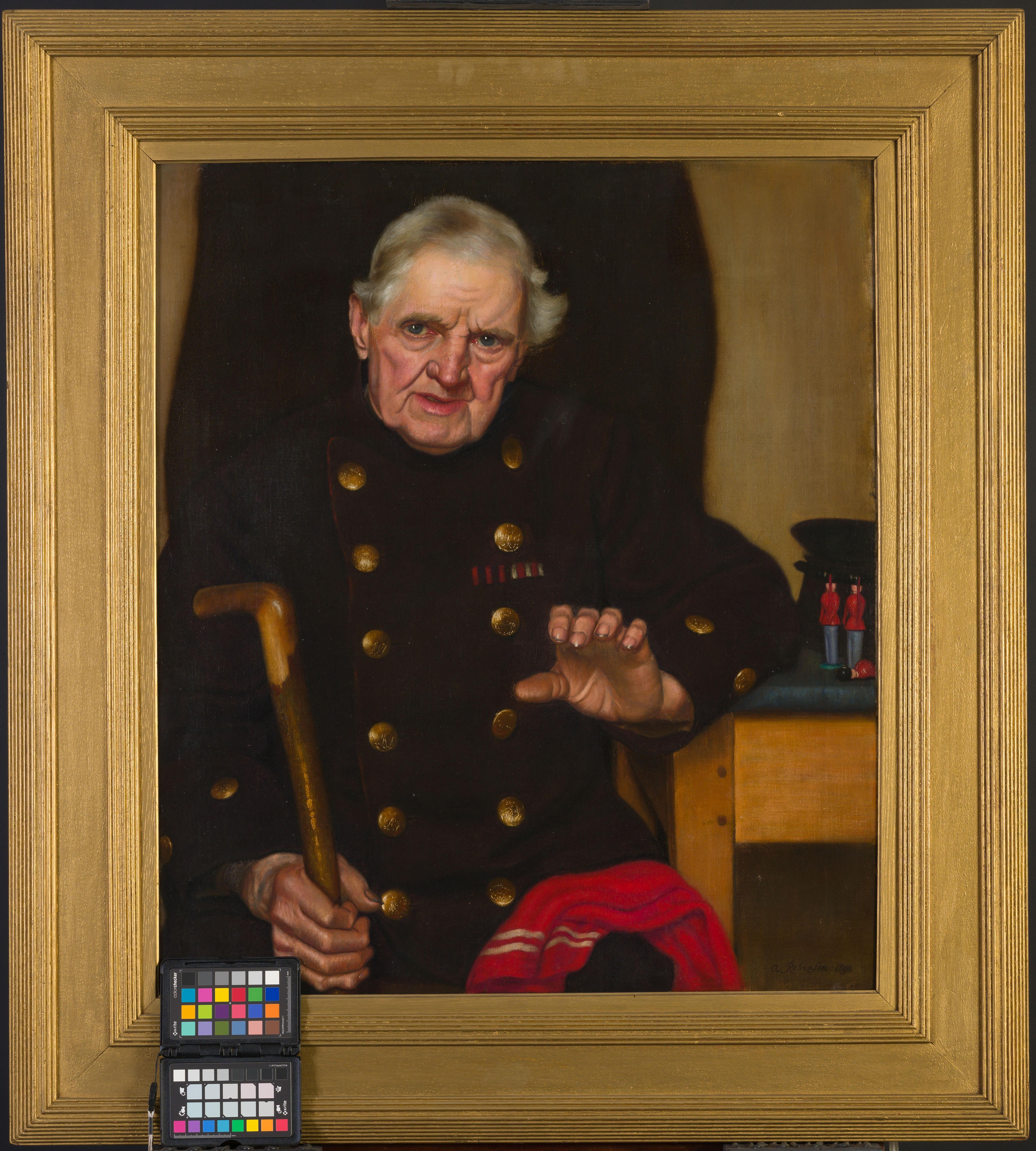 El pensionista de Chelsea - Painting de Anne Marjorie Robinson