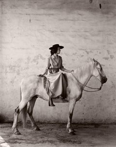 Model on Horse