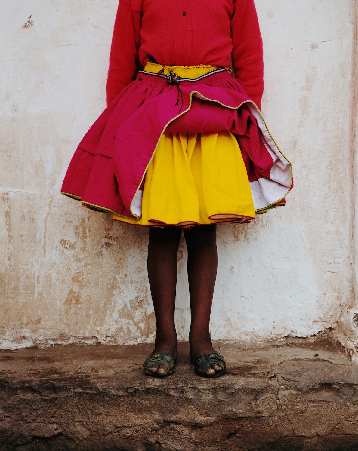 Anne Menke Color Photograph - Pink Skirt Two