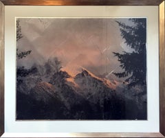 "Incandescent Morning" by Anne Muller, photo transfer on silver foil, 2019