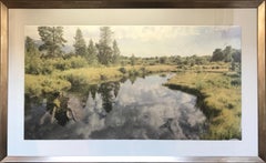 "The Creeks" by Anne Muller, Photographic print on foil, 2019