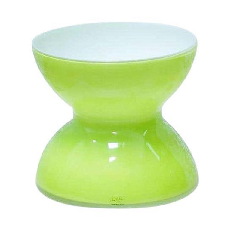 Vase vert Anne Nilsson, vers 1975 en vente