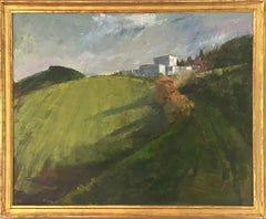 Anne Packard, "Italian Hillside", 48x60 Landscape Oil Painting on Canvas