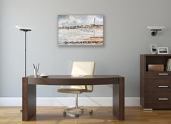 Anne Packard Provincetown Shoreline as Seen From the Harbor 1976 Signed Original