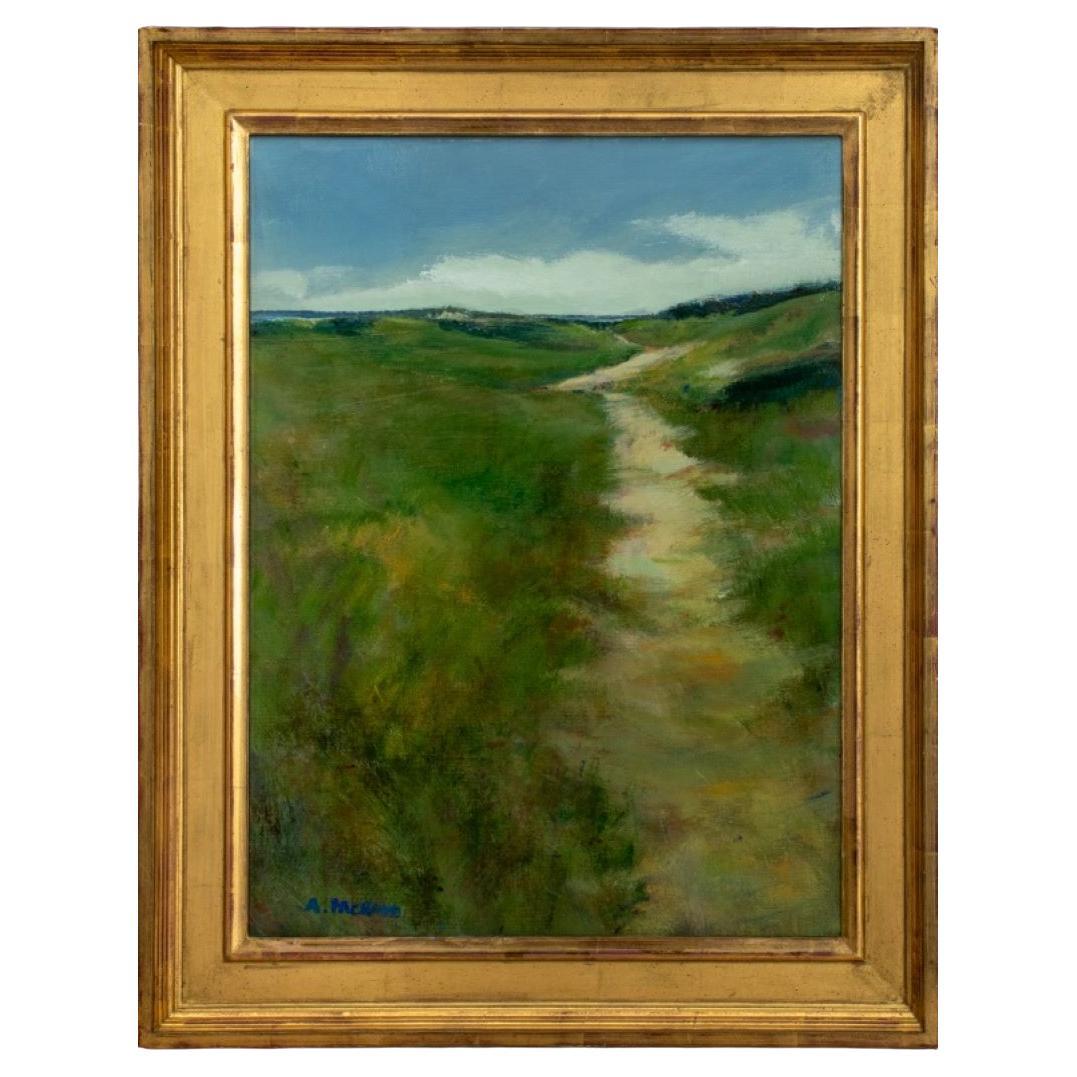Anne Packard "Path To The Ocean" Oil on Board For Sale at 1stDibs