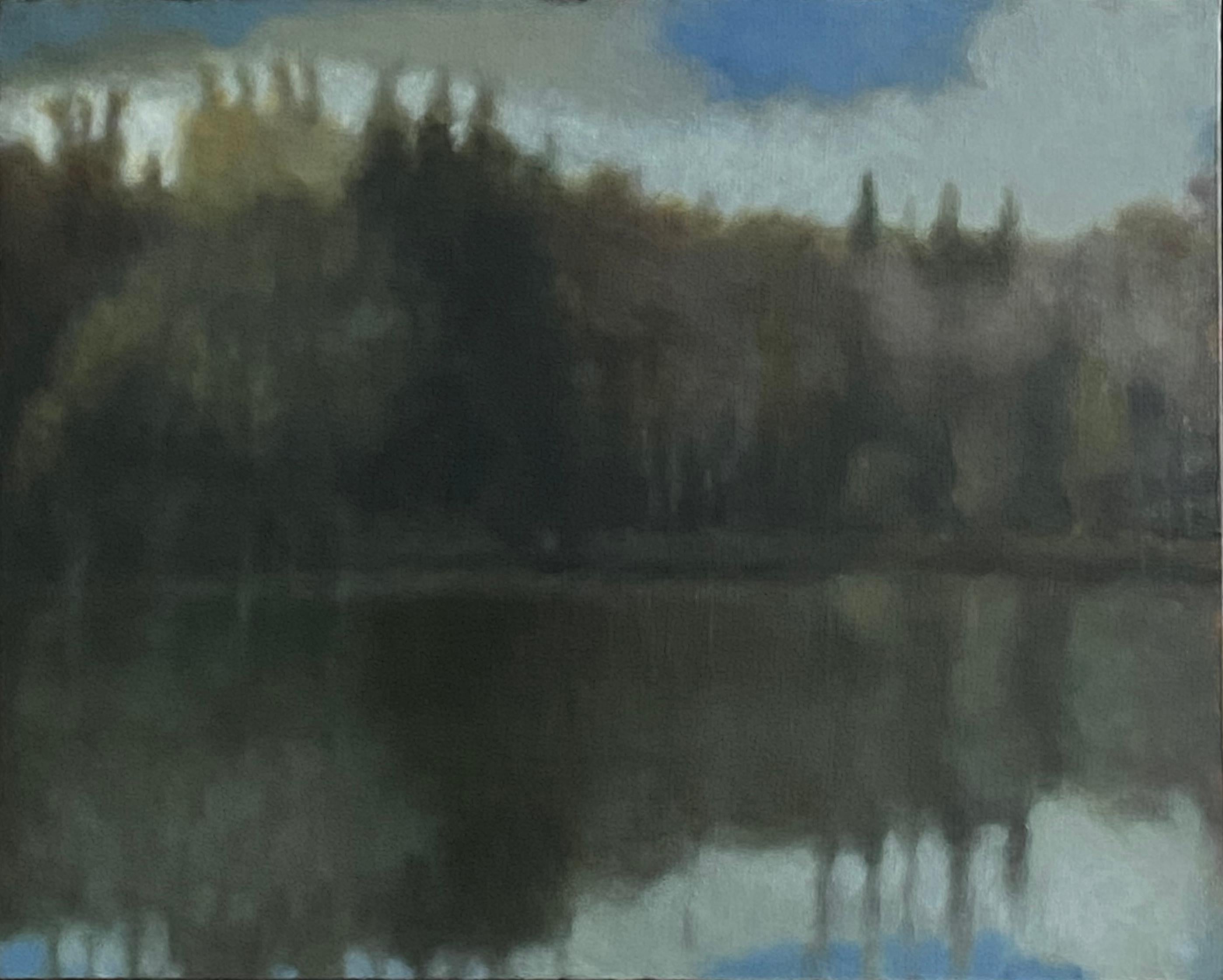 Französische zeitgenössische Kunst von Anne Pélissier (BERG) - L'étang sec II