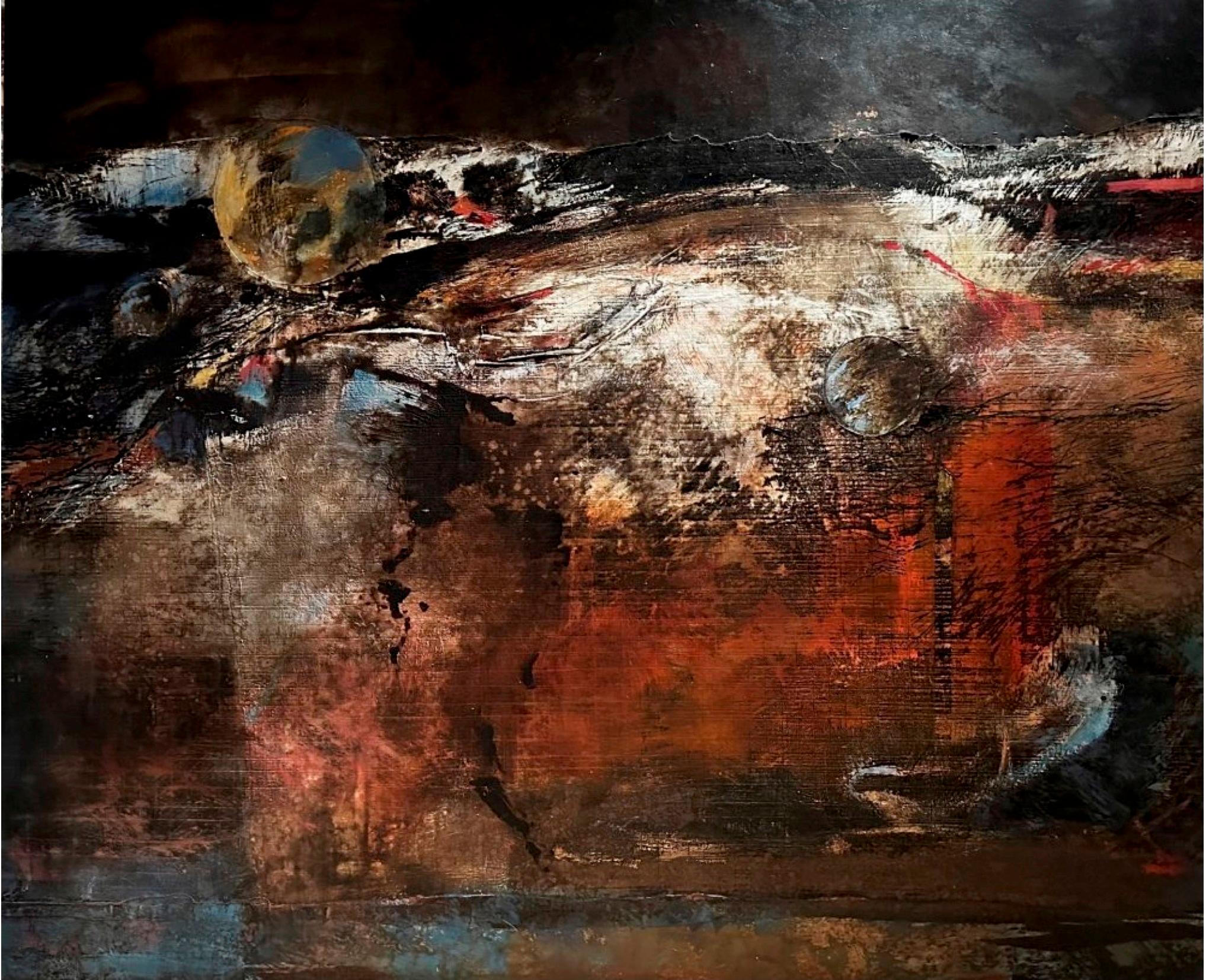 Abstract Painting Anne Pourny - Carpe diem II