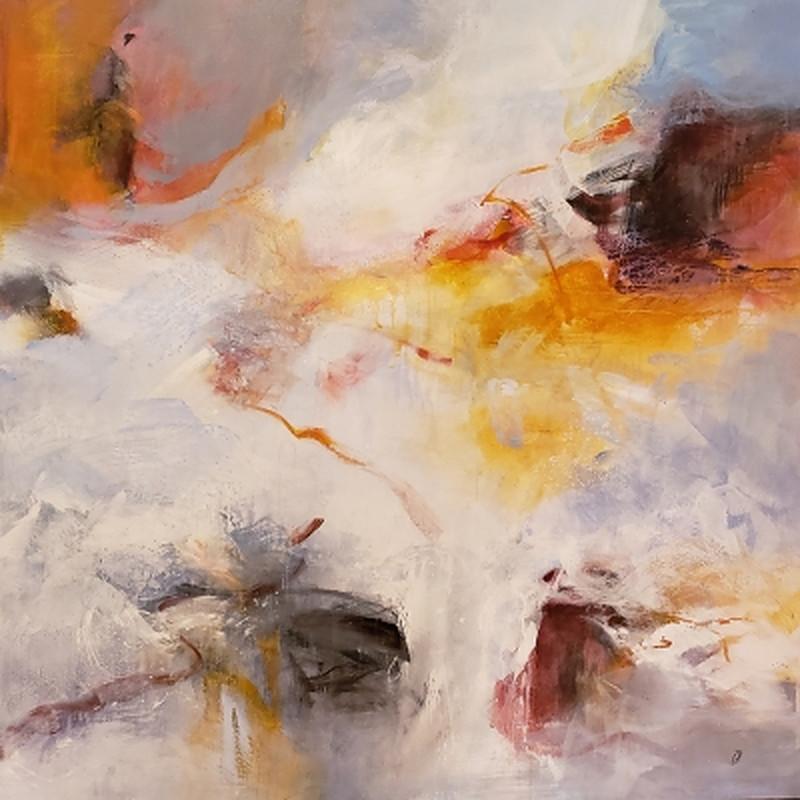 Abstract Painting di Anne Pourny - Impulso originale VI, 2018