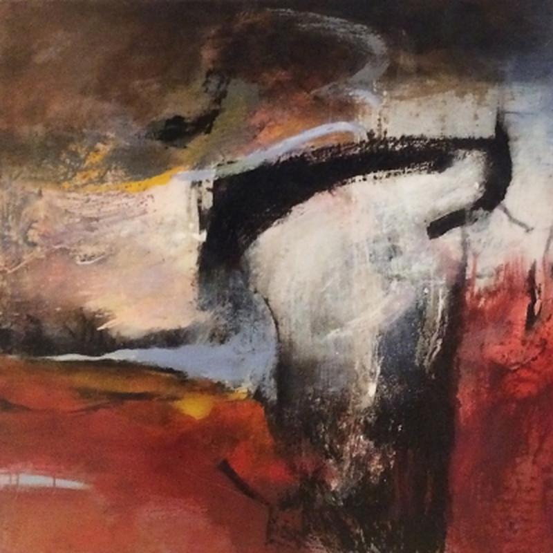 Abstract Painting di Anne Pourny - Vang Vieng VIII