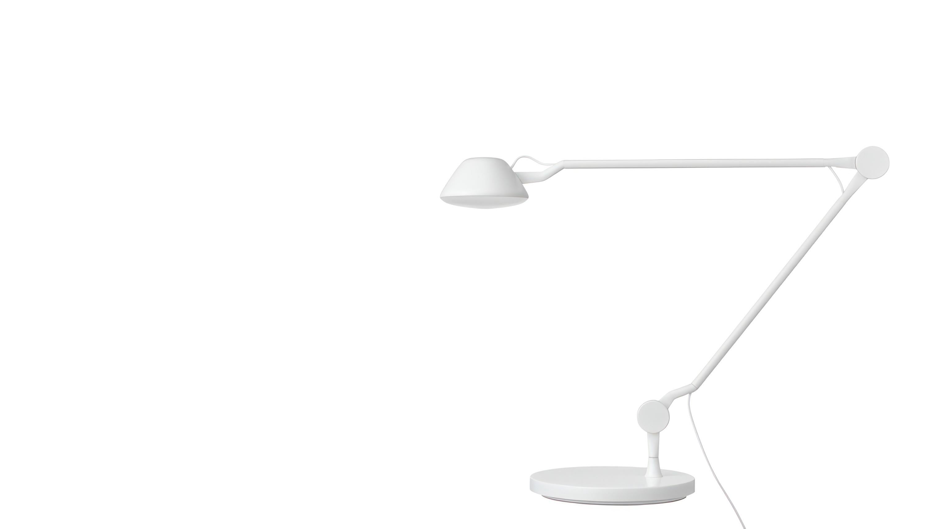 Aluminum Anne Qvist 'AQ01' Table Lamp in White for Fritz Hansen For Sale