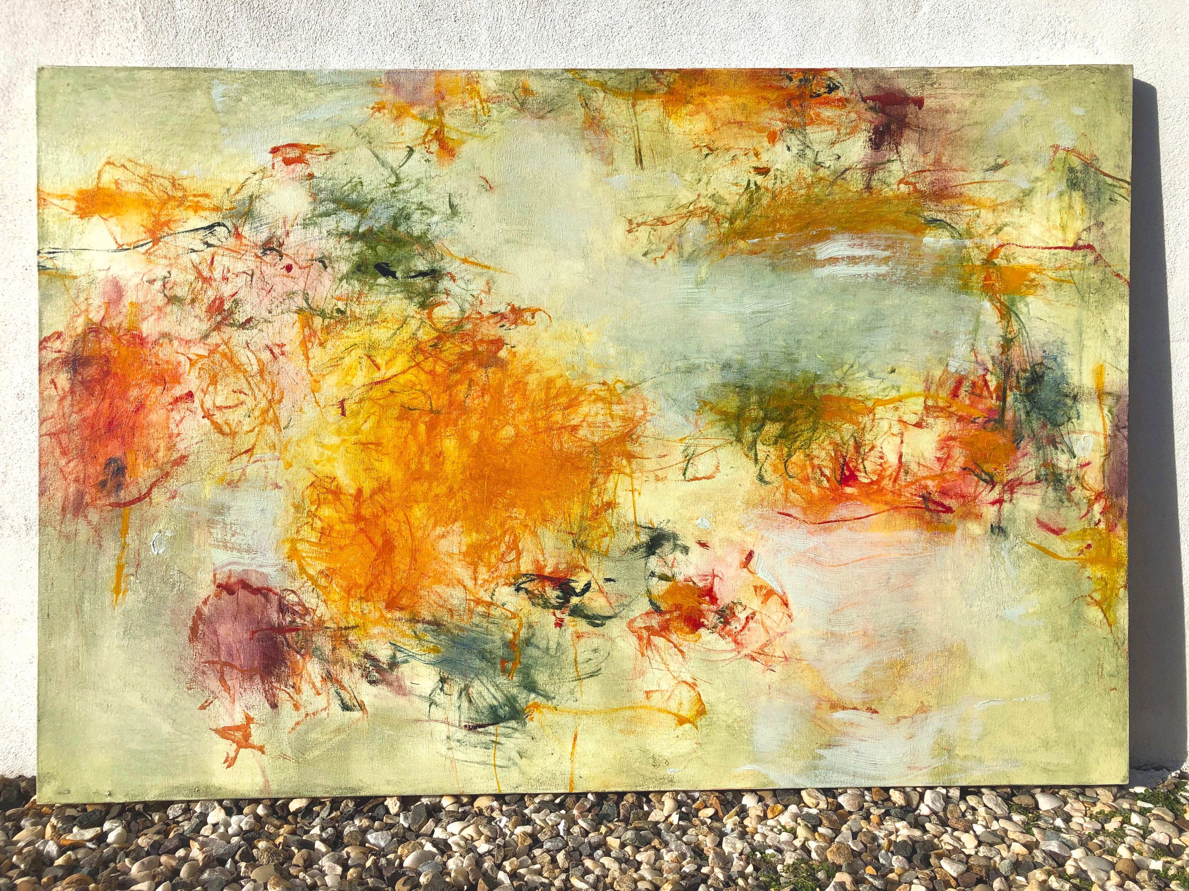 Improvisation II, oil on canvas, 40