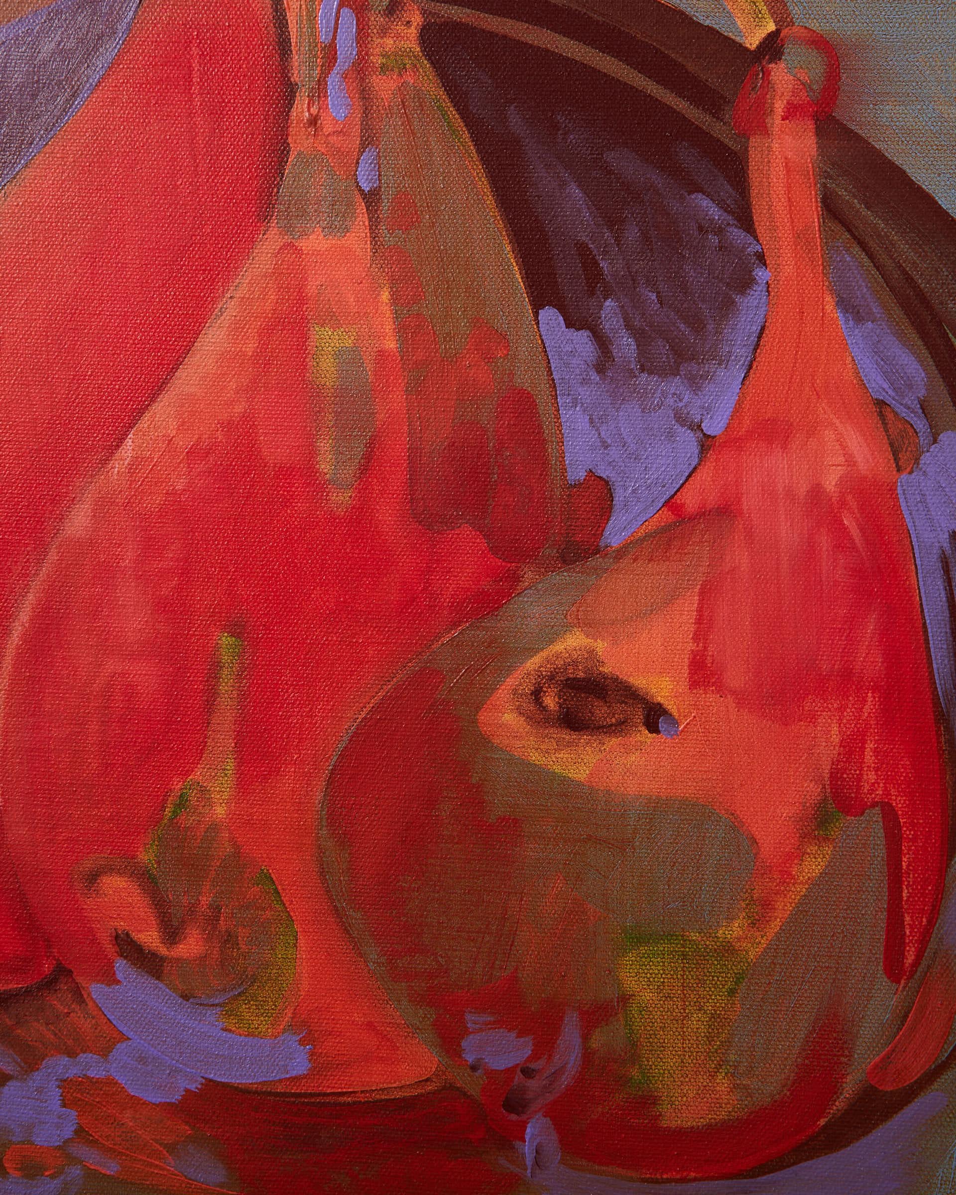 Sans Titre (10-22) - Expressionnisme abstrait Painting par Anne Renaud