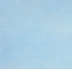 « Paysage bleu », peinture acrylique abstraite sur toile