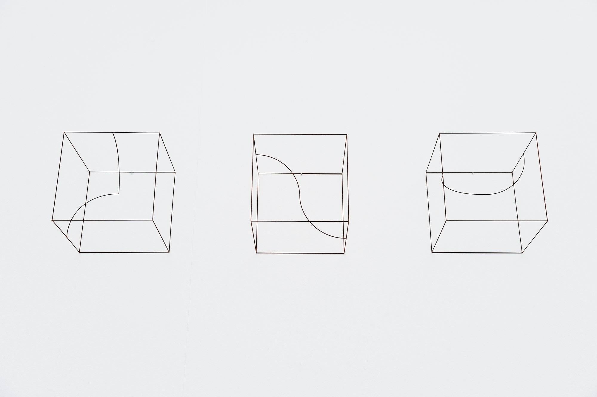 Contemporary Anne Rose Regenboog Cubes Curves Set Den Haag, 2015 For Sale