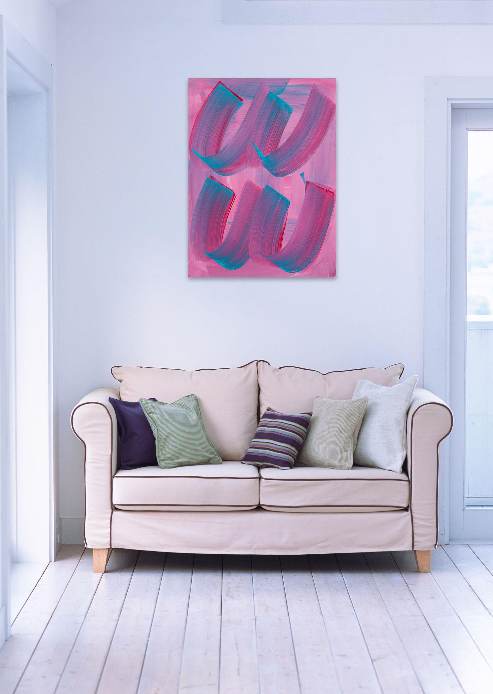 Accent Grave (Pittura astratta) - Painting di Anne Russinof