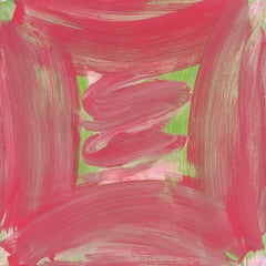 Anne Russinof, Amaryllis, 2016, huile sur toile, champ de couleurs, abstraction
