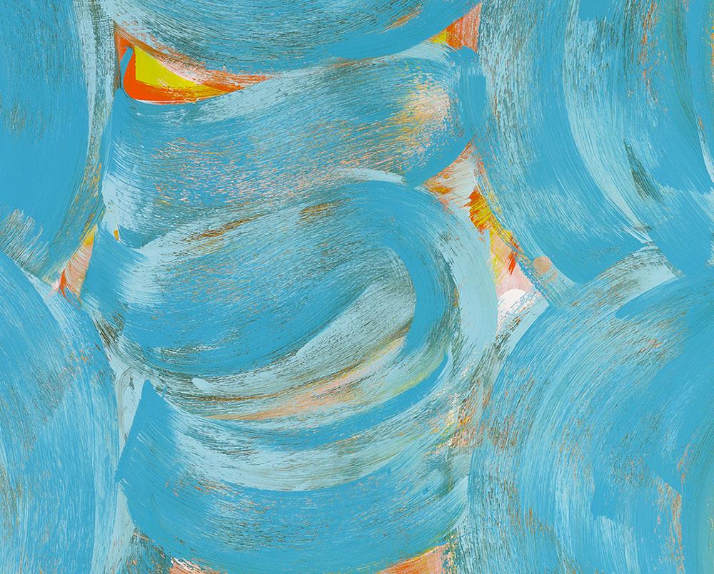 Bower (Pittura astratta) - Painting Astratto di Anne Russinof