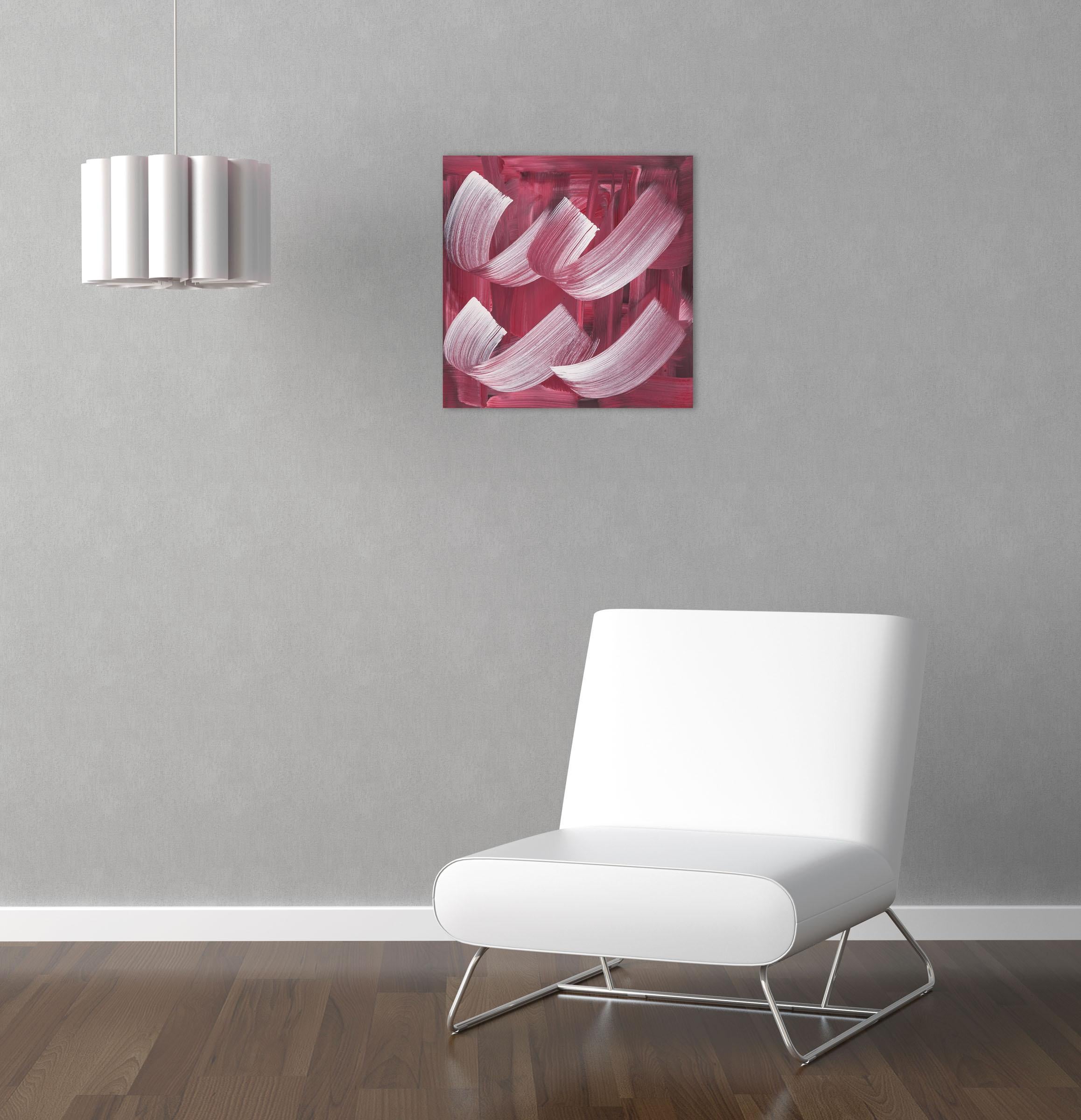 Corsivo (pittura astratta) - Painting di Anne Russinof
