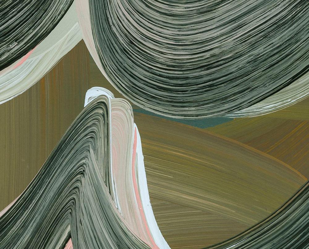Likely Story (pittura astratta) - Painting Astratto di Anne Russinof