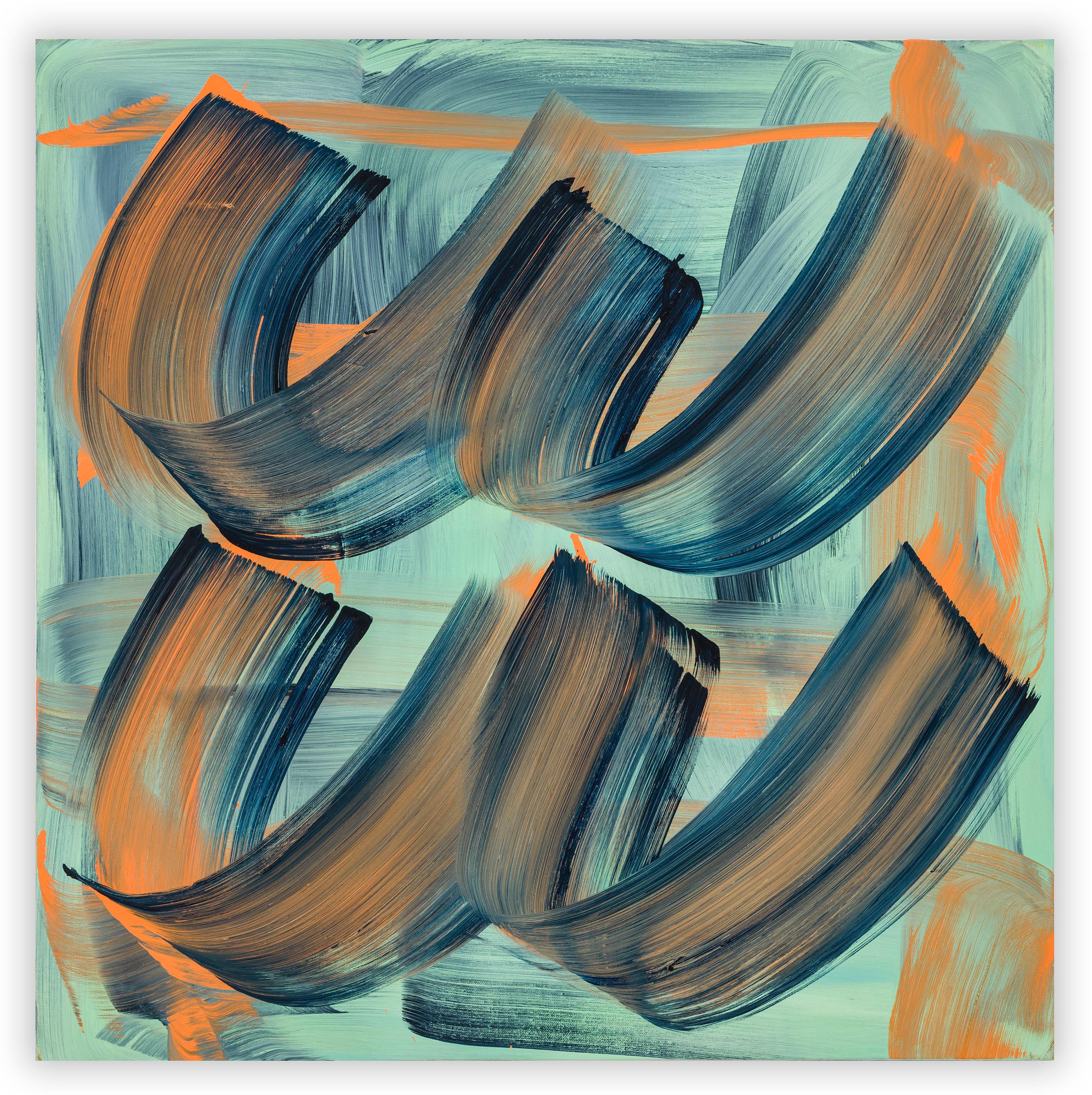 Anne Russinof Abstract Painting - Shorthand (Abstract painting)