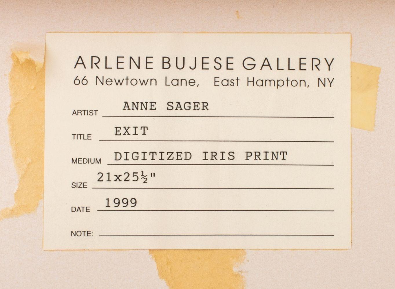 Anne Sager (American, 1930-2024), 