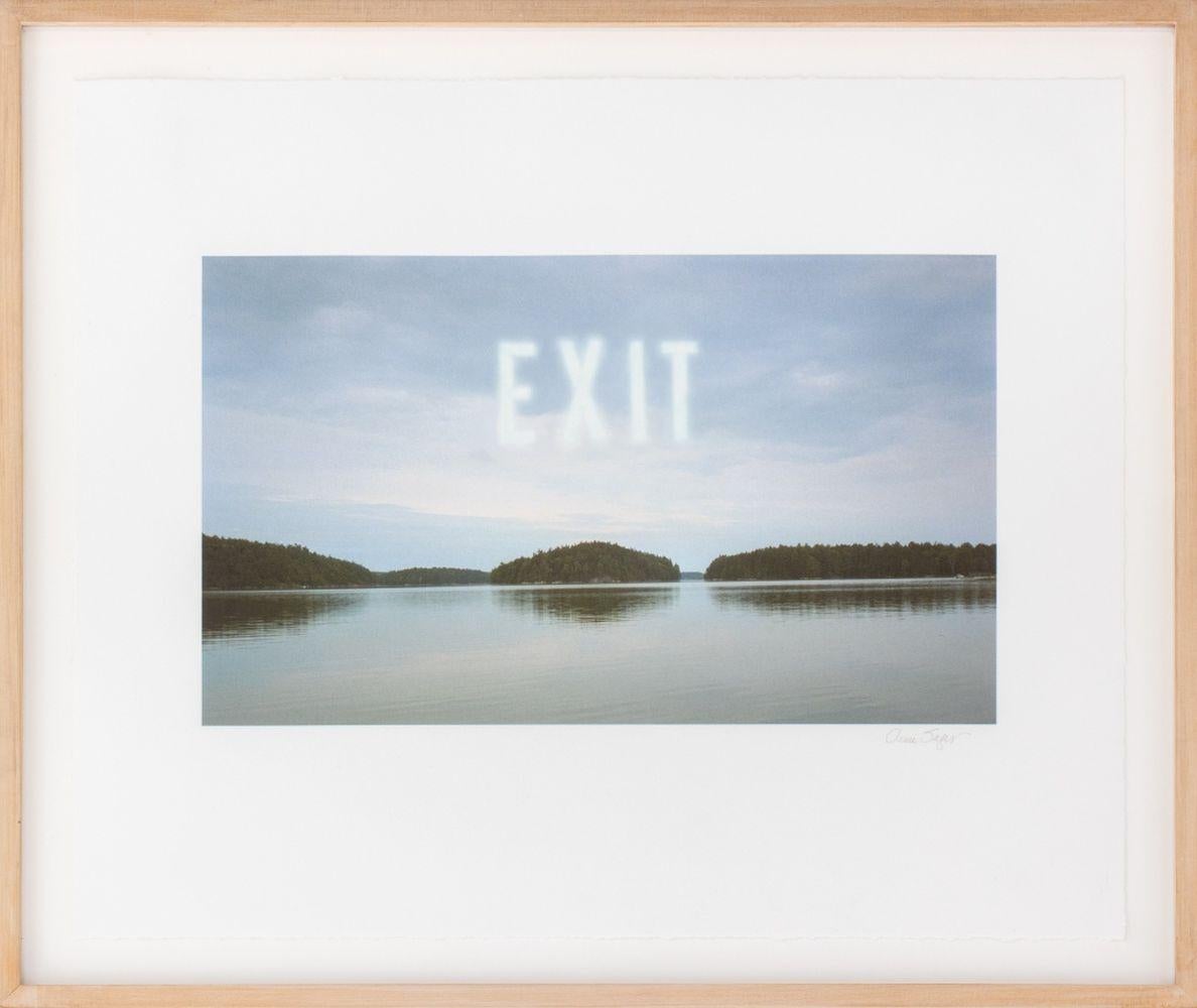 Anne Sager Abstract Painting - "Exit"