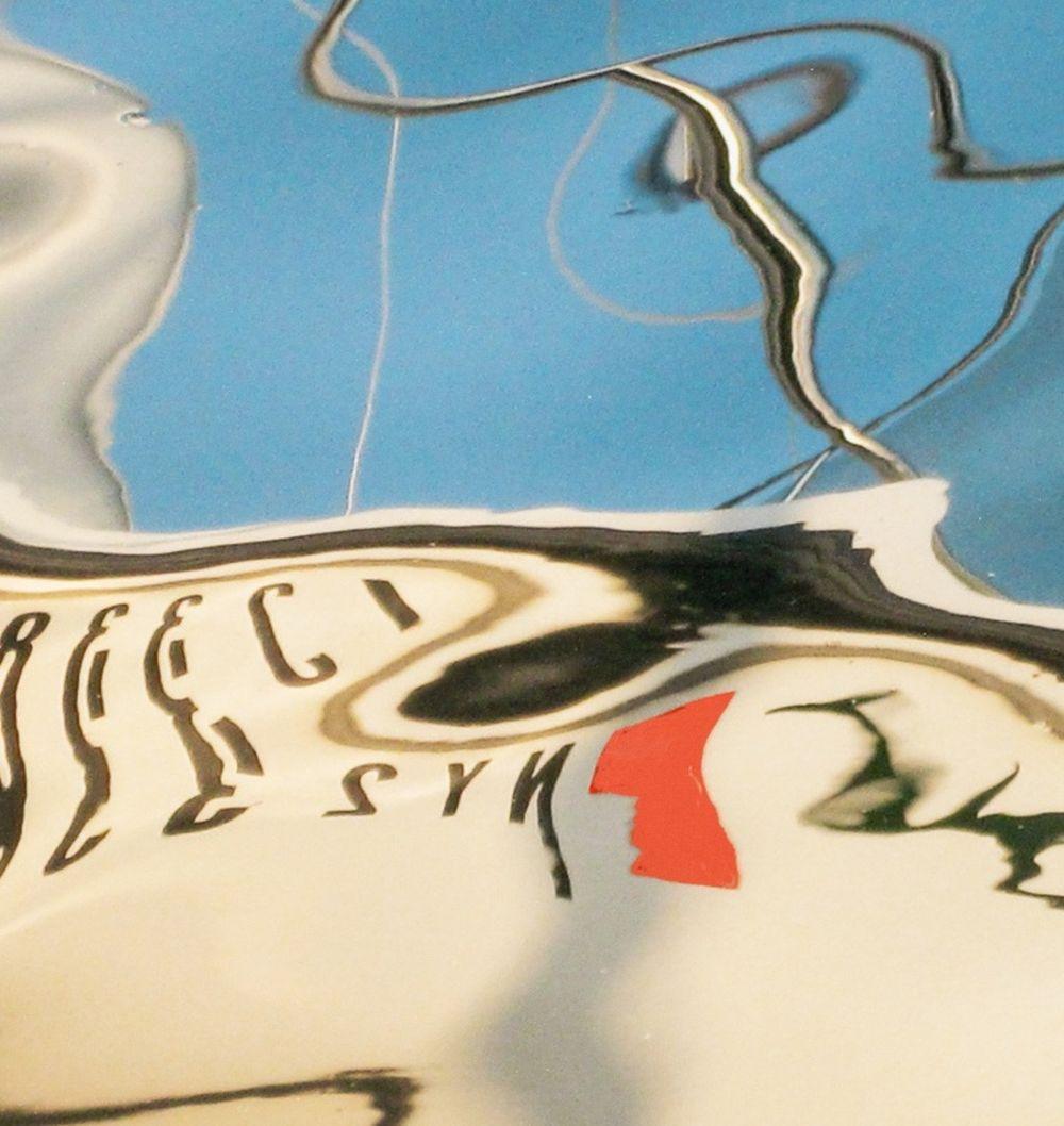 Boat in Reflection - Contemporary Photograph by Anne Sager