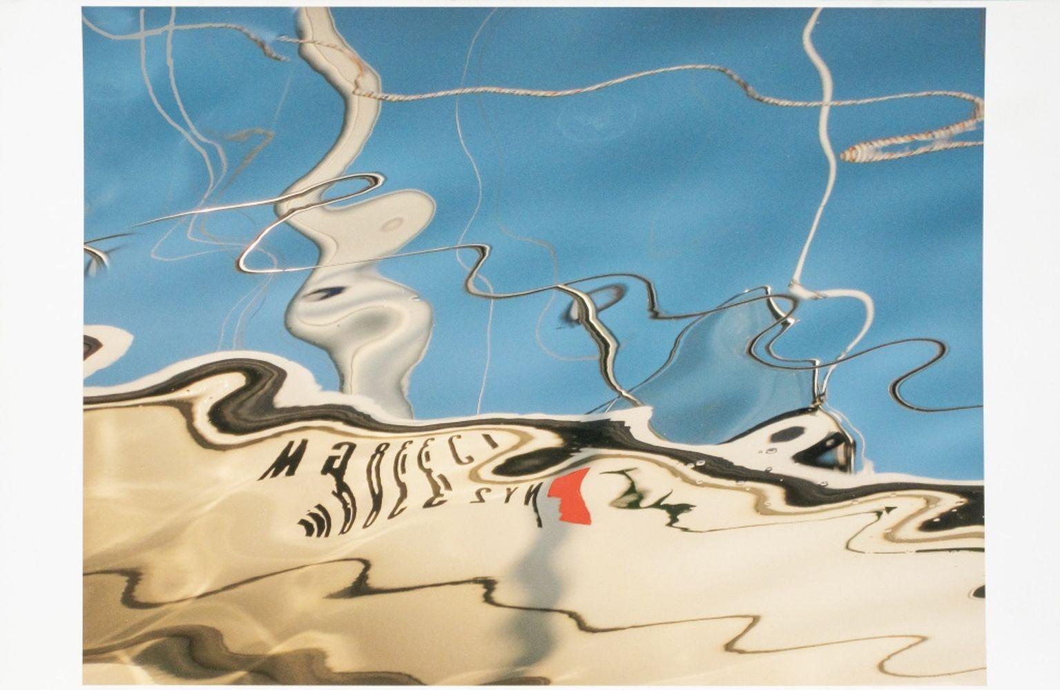 Anne Sager Landscape Photograph - Boat in Reflection