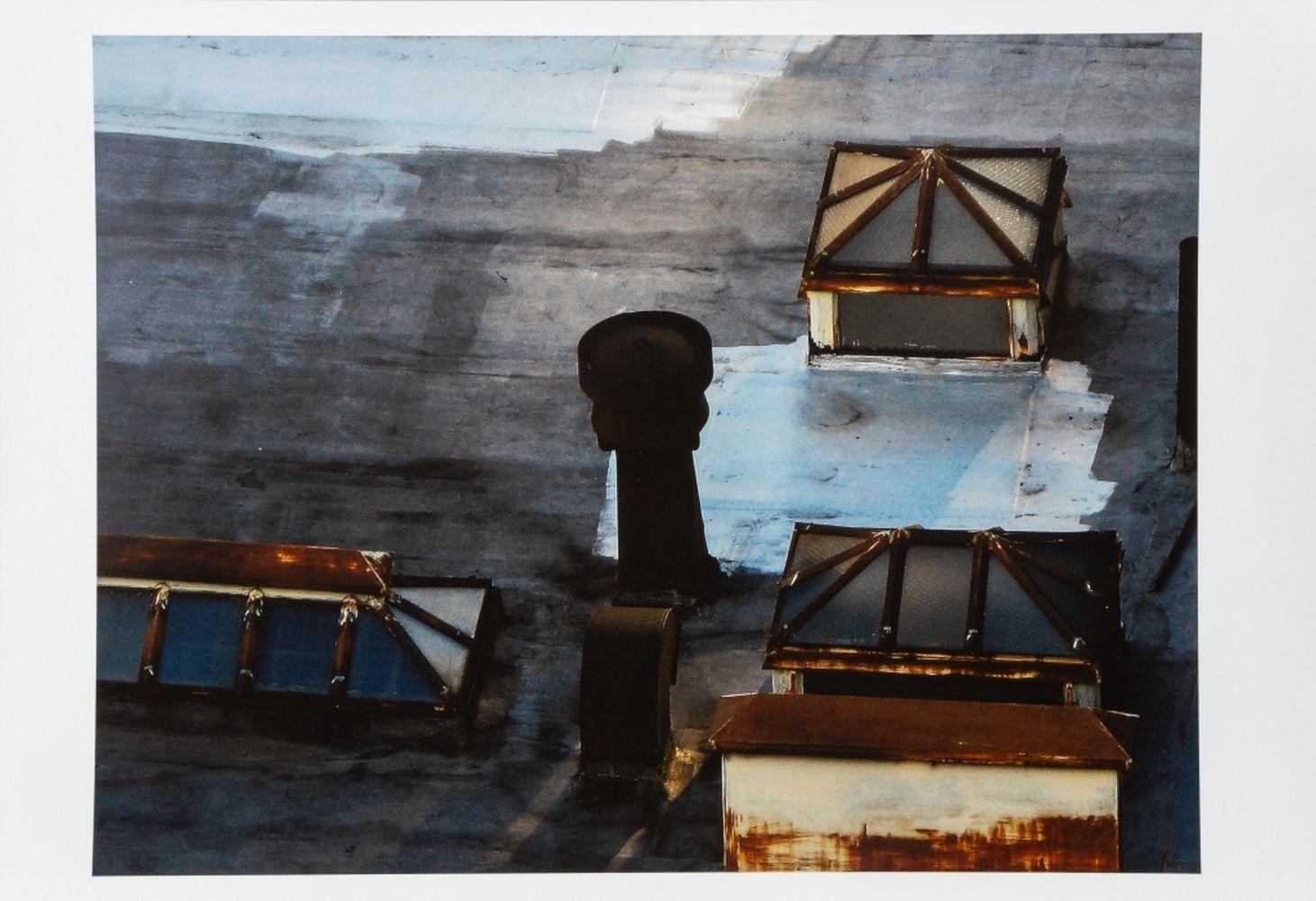 Color Photograph di Anne Sager - Industrial Composition