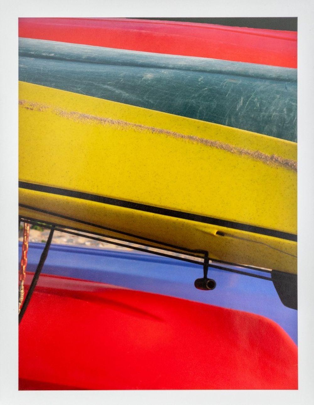 Color Photograph di Anne Sager - Kayak Composition