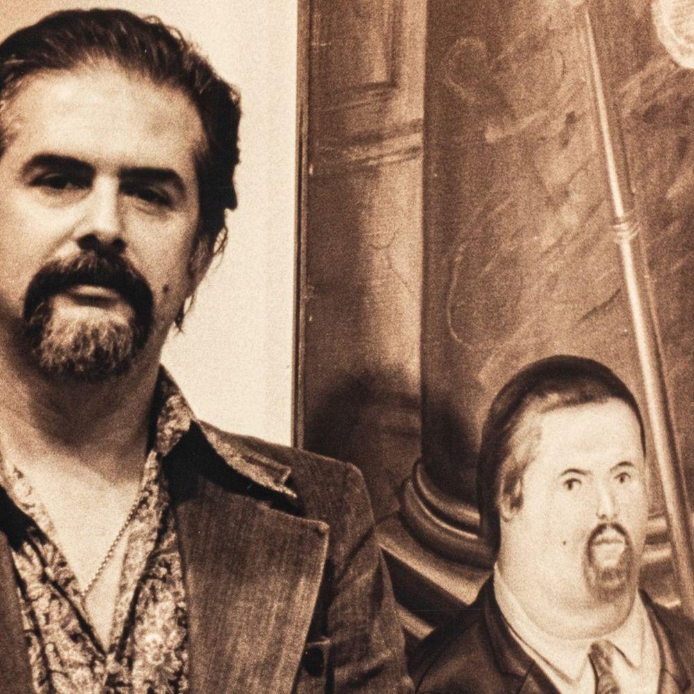 Portrait of Fernando Botero - Contemporary Photograph by Anne Sager