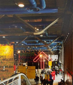 L'intérieur du Centre Pompidou