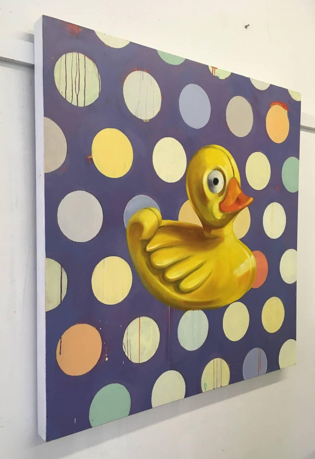 yellow duck painting