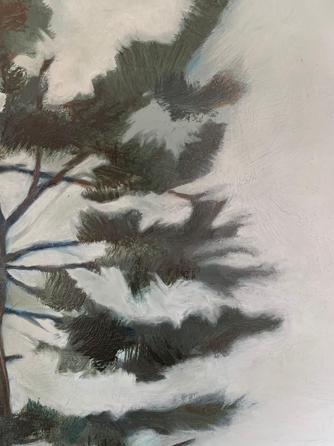how to paint evergreen trees with acrylics