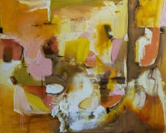 406 Piazza in San Gregorio, Original Abstract Painting