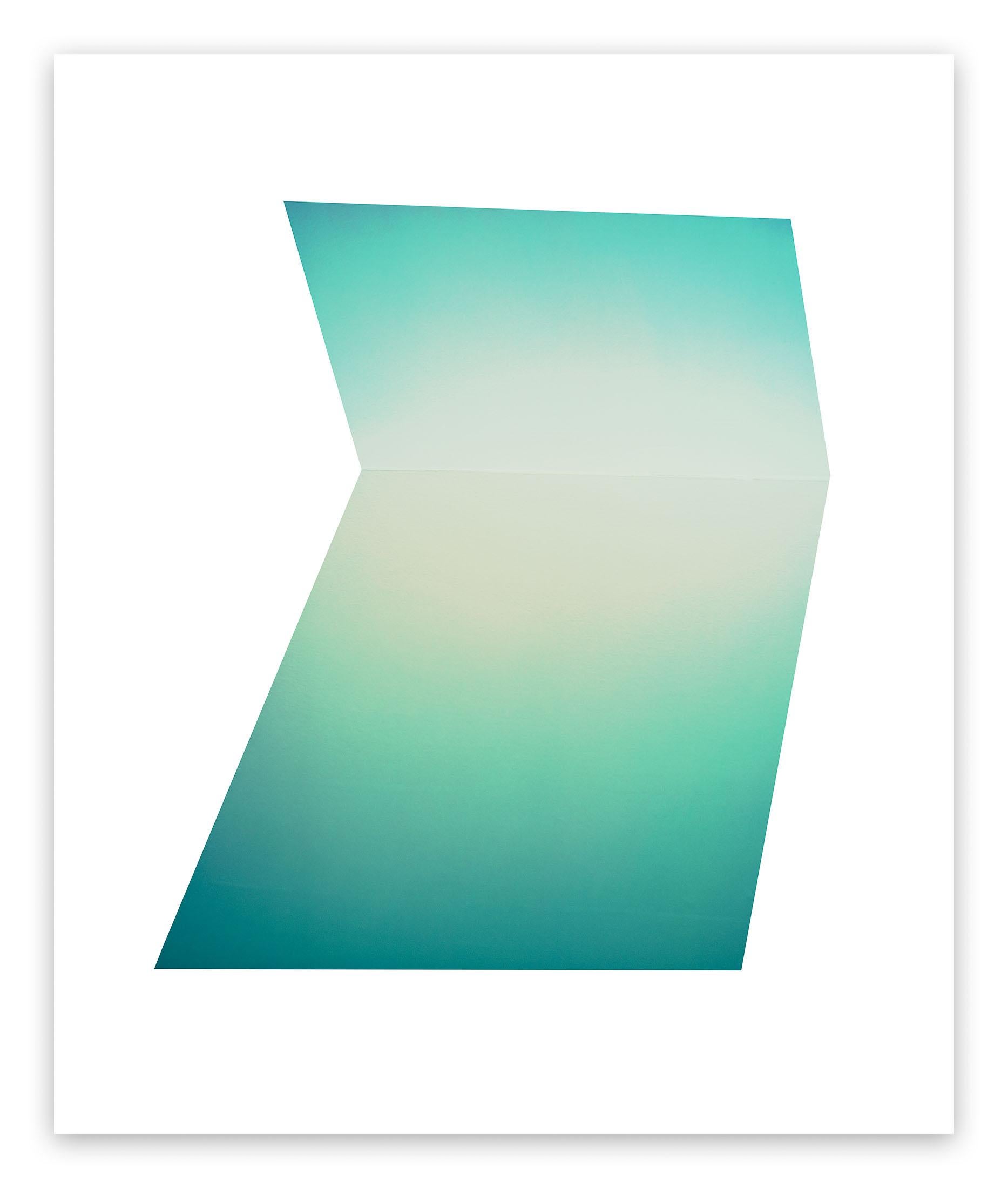 Abstract Photograph de Anne Senstad - Cinestesia del Color 5B27 Vert (Fotografía Abstracta)