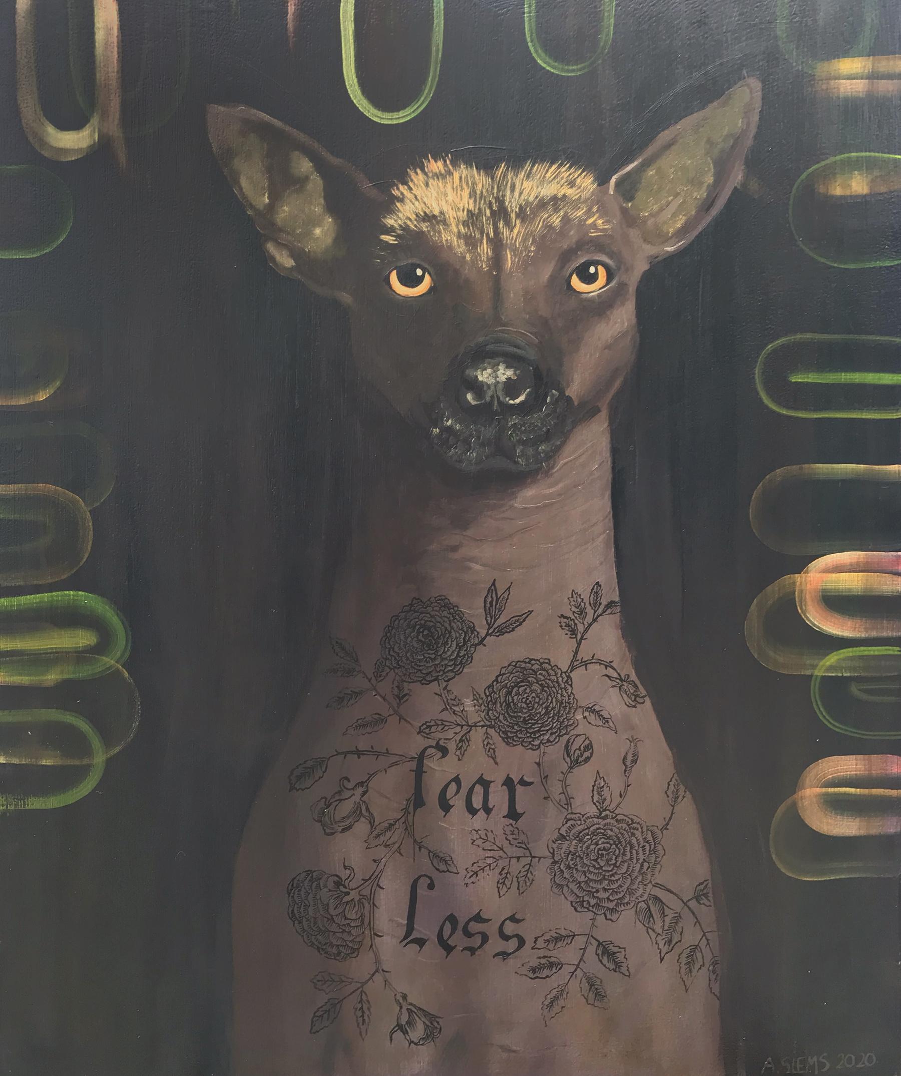 Fear Less - Painting by Anne Siems