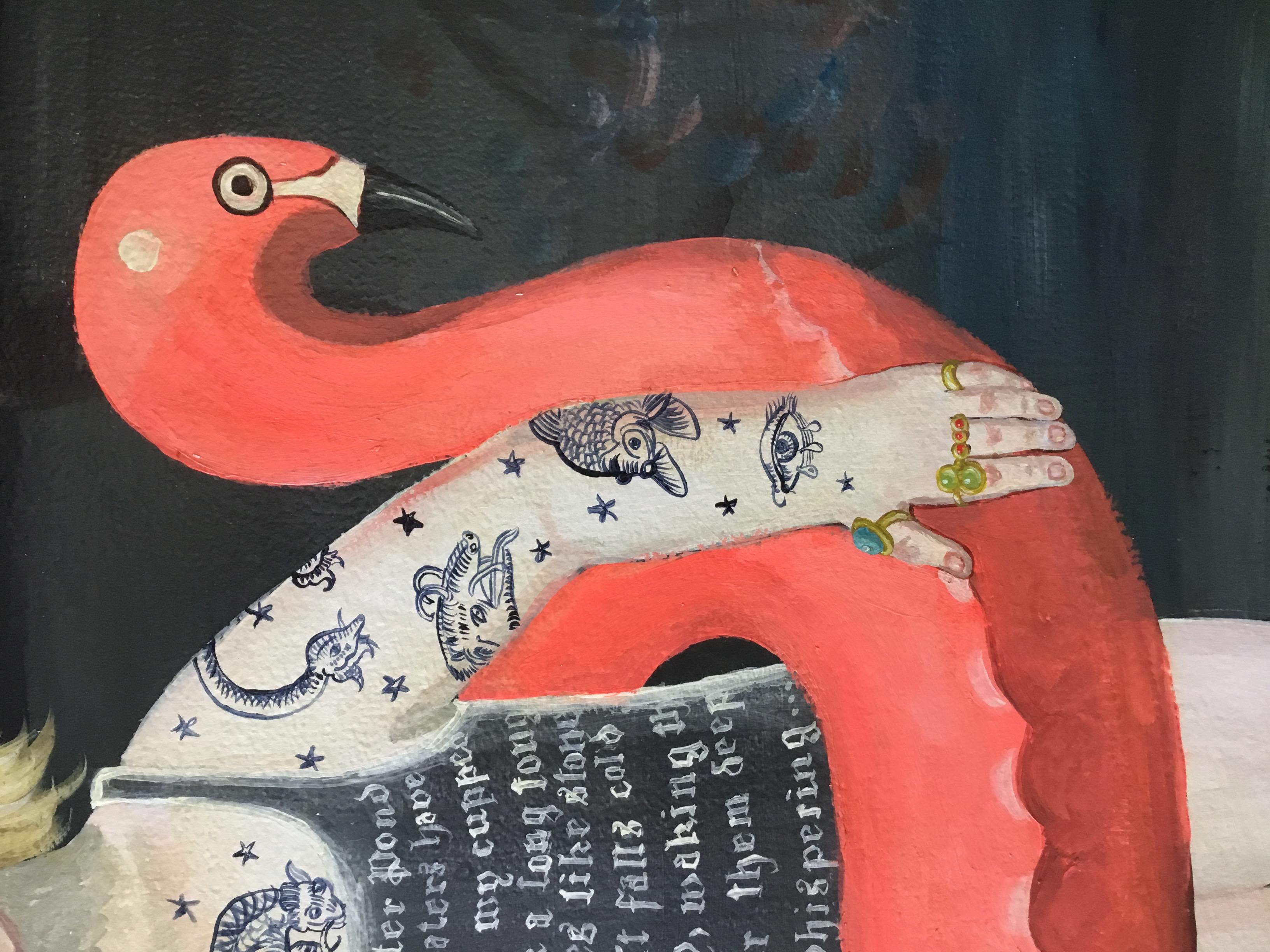 Lifesaver - Contemporary Painting by Anne Siems