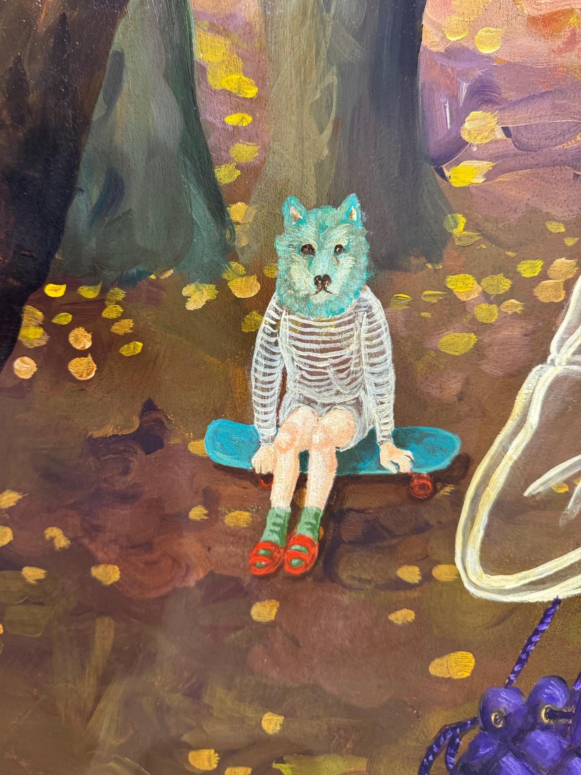 Trainer - Contemporary Painting by Anne Siems