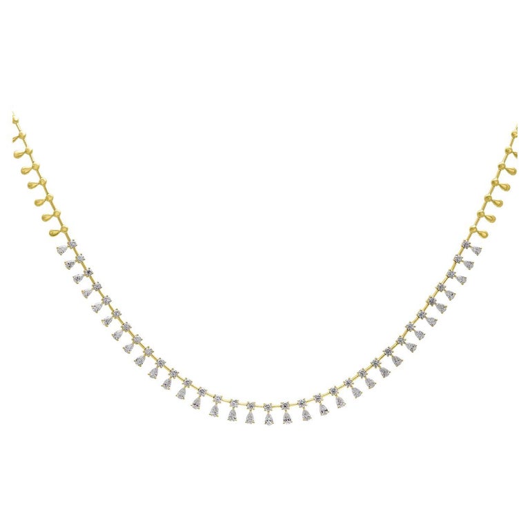 Collier Rempli D'or 14 Carats Avec Pendentif Vert - Neuf En Boîte - Vintage