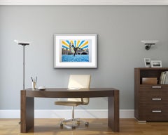 Anne Storno, London Stride, Affordable Art, London Print, Surrealist Print