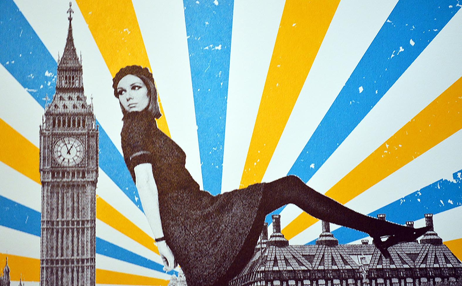Anne Storno
London Stride
Limited Edition Print
Screenprint on Paper
Size of the image: H:39 cm x W:58 cm
Size of the paper: H:50 cm x W:70 cm

Inspired by Pop art and Surrealist work. A colourful and vibrant London.

Anne Storno surreal