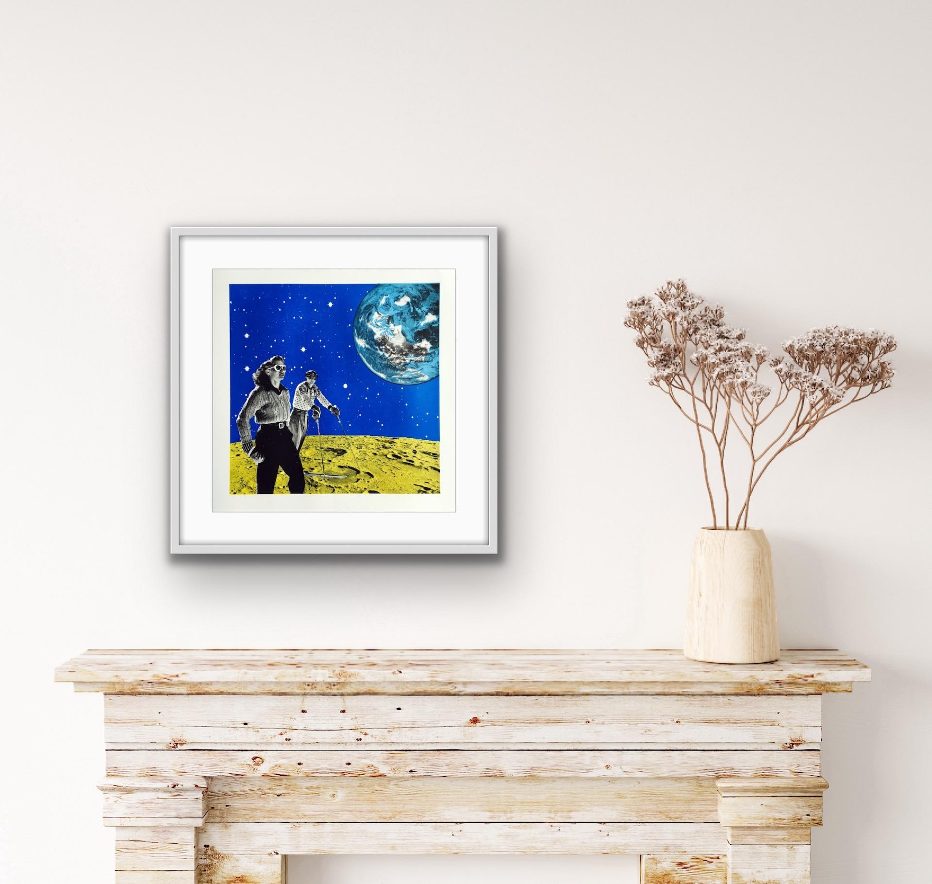 Anne Storno, Space Hiking, Limited Edition Print, Space Print, Affordable Art For Sale 6