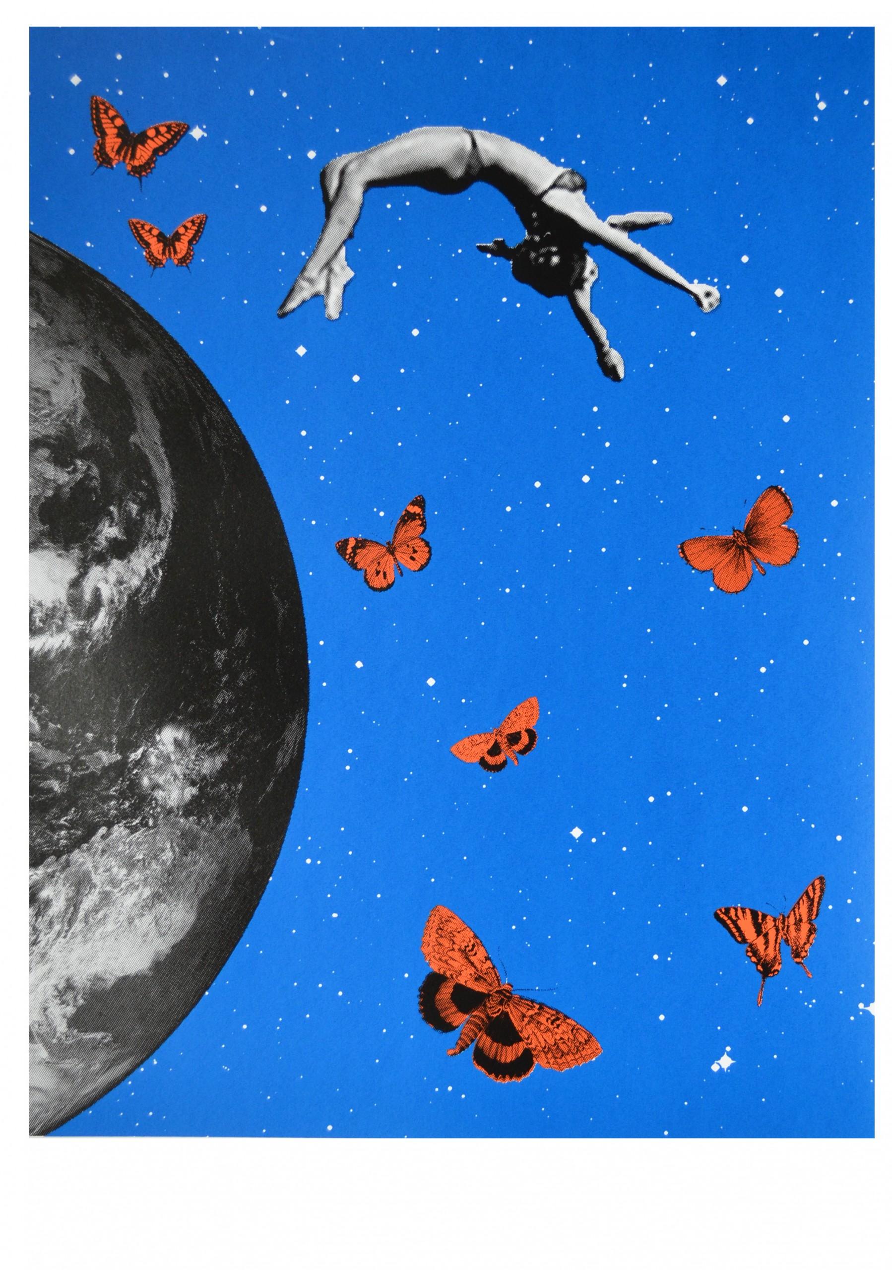Díptico Acuario y Up & Up II - Print Arte pop de Anne Storno