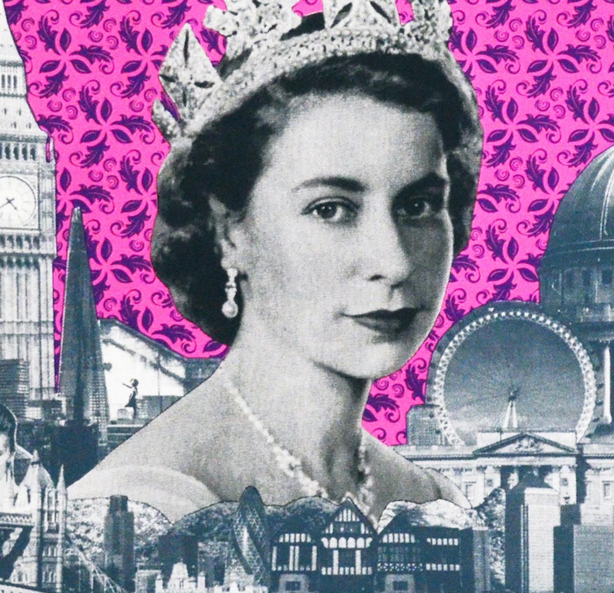 Crowing Glory, Anne Storno, Pop art, Limited edition print for sale, The Queen  For Sale 2