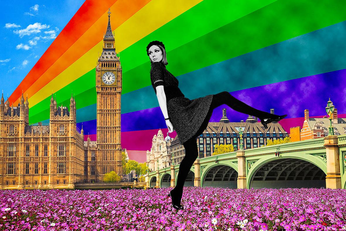 London Pride, Anne Storno, Zeitgenössische Kunst, Druck in limitierter Auflage, LGBTQ+